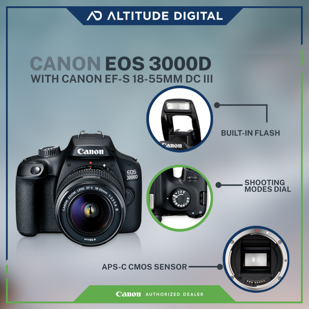 Canon EOS 3000D Kit EF S18 55 III altitude.ph