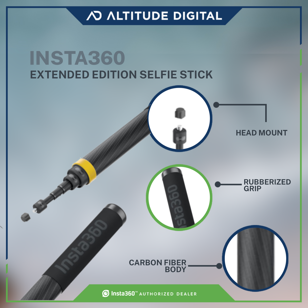 Insta360 Extended Edition Selfie Stick - Altitude