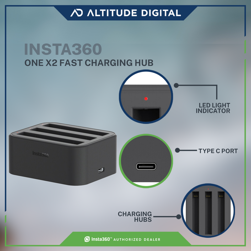 Buy ONE X2 Battery and Fast Charge Hub - Insta360