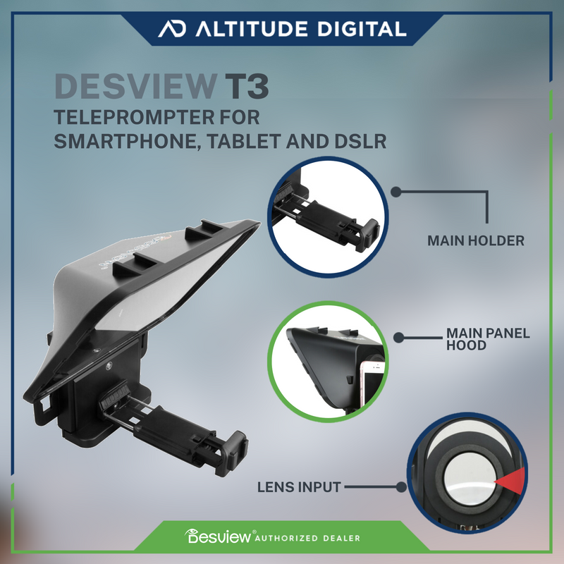 Desview T3 Teleprompter | T3 Teleprompter | altitude.ph