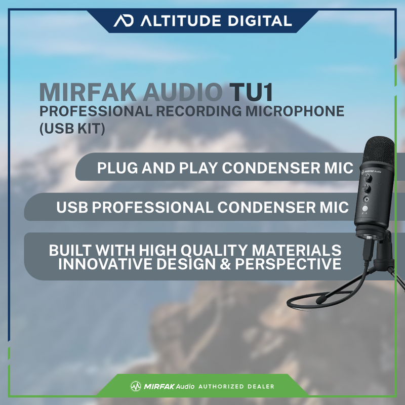 Mirfak TU1 USB KIT Professional Recording Microphone (Microphone for Camera)