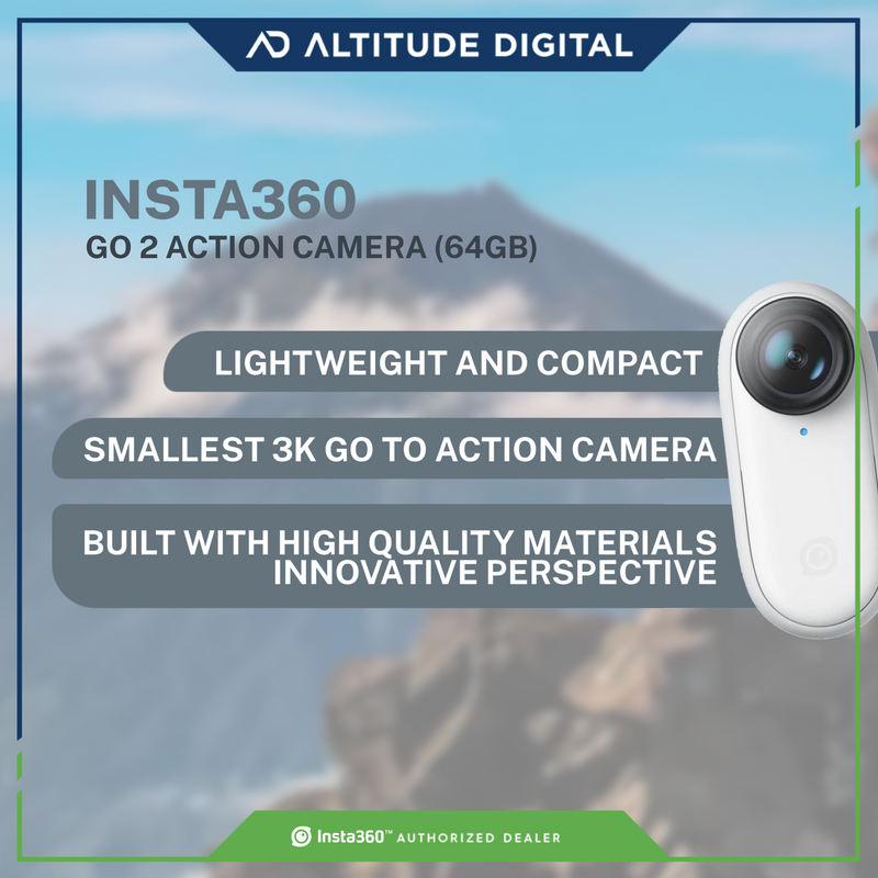 Insta360 GO 2 Action Camera (64GB) - Altitude Insta360 GO 2 Action Camera (64GB) - Altitude