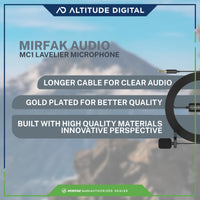MIRFAK Audio MC1 Lavelier Omni-Directional Microphone
