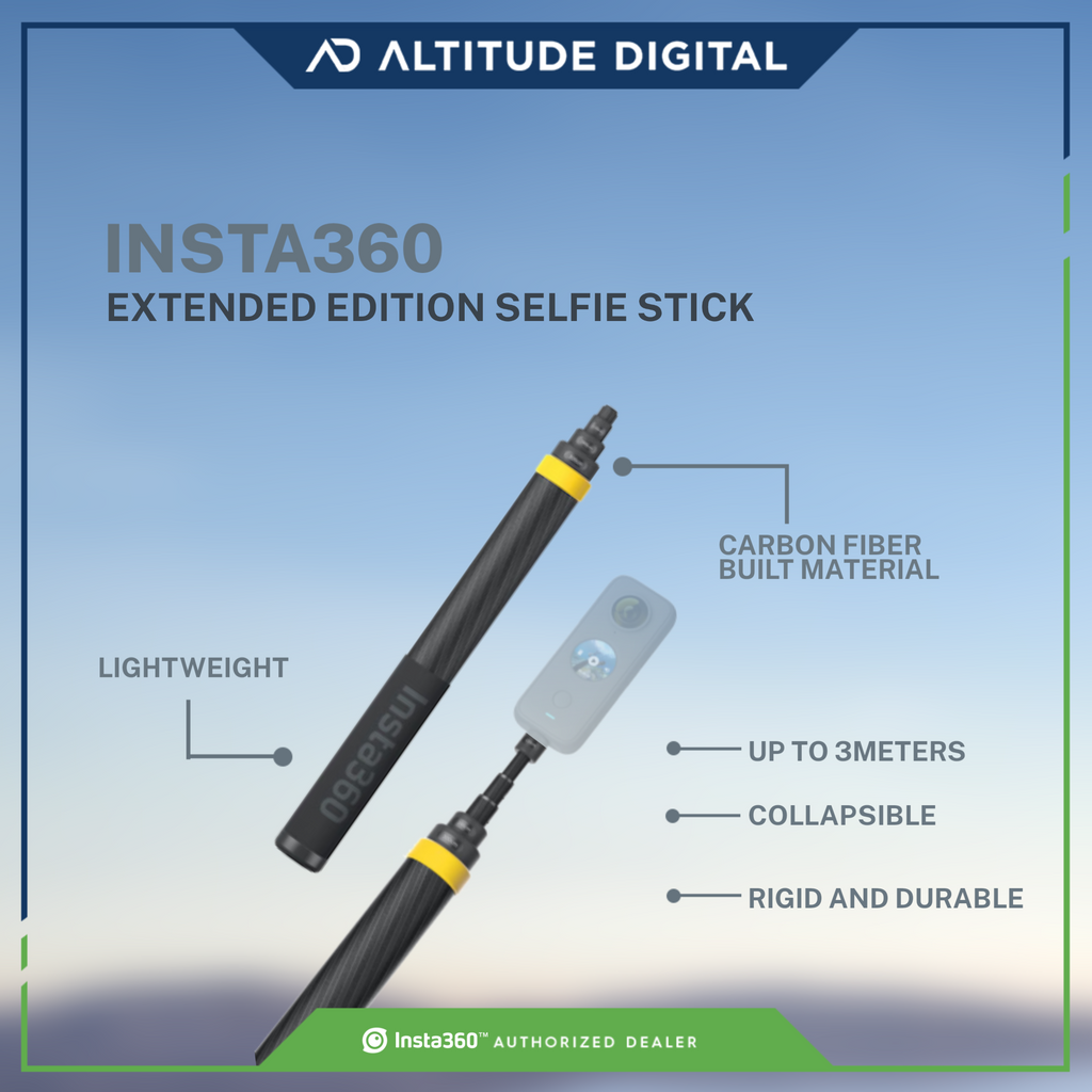 NEW insta360 vs NEW Telesin Extended Selfie Stick - which extended selfie  stick is best? 