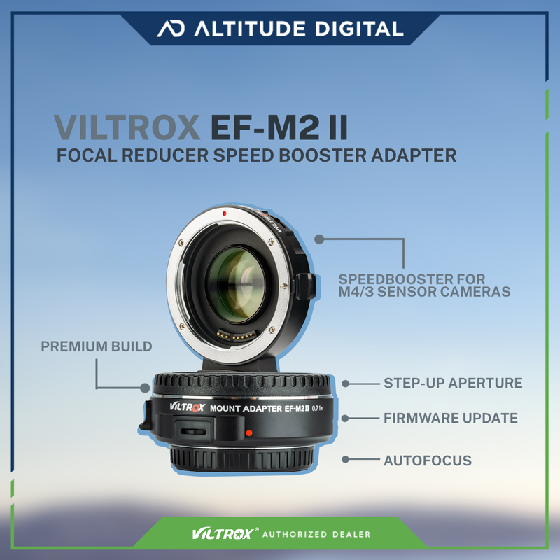 Lens Adapter Viltrox M2 Ii VILTROX EF-M2 II Focal Reducer Lens Adapter Viltrox M2 Ii VILTROX EF-M2 II Focal Reducer