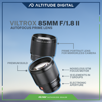 Viltrox AF 85mm f/1.8 II Prime Portrait Lens for Mirrorless Cameras