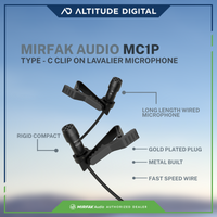 MIRFAK Audio MC1P Type-C Features