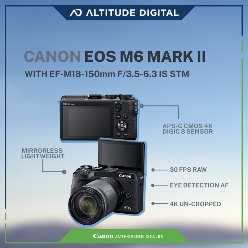 Canon EOS M6 MARK II 18-150MM (Black)