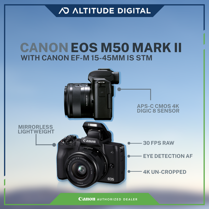 Canon EOS M50 Mark | Mirrorless Digital Camera | altitude.ph