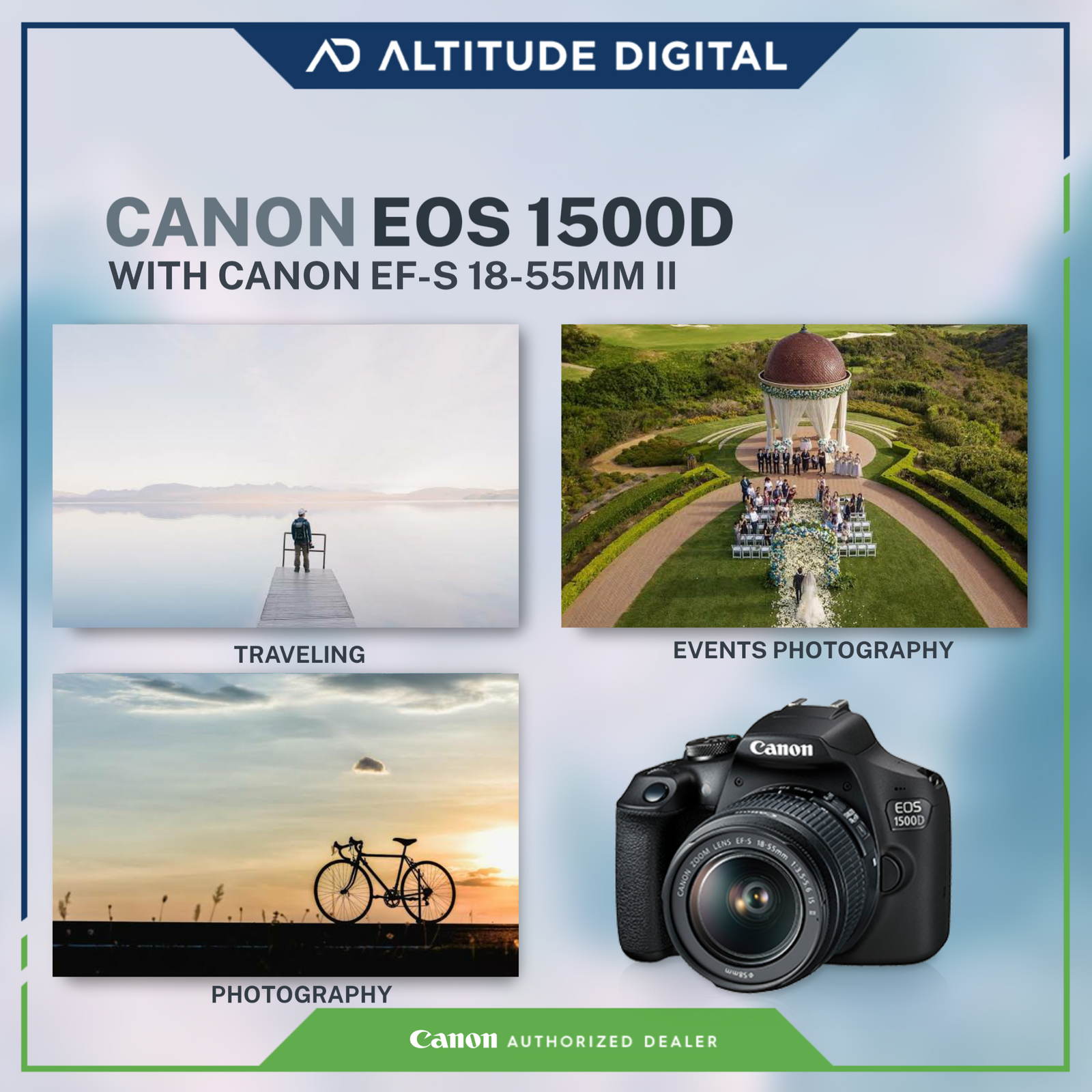 Canon EOS 1500D Kit | (EF S18-55 IS II) | altitude.ph