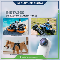 Insta360 GO 2 Action Camera used for aerial, ground, and pet vlogging