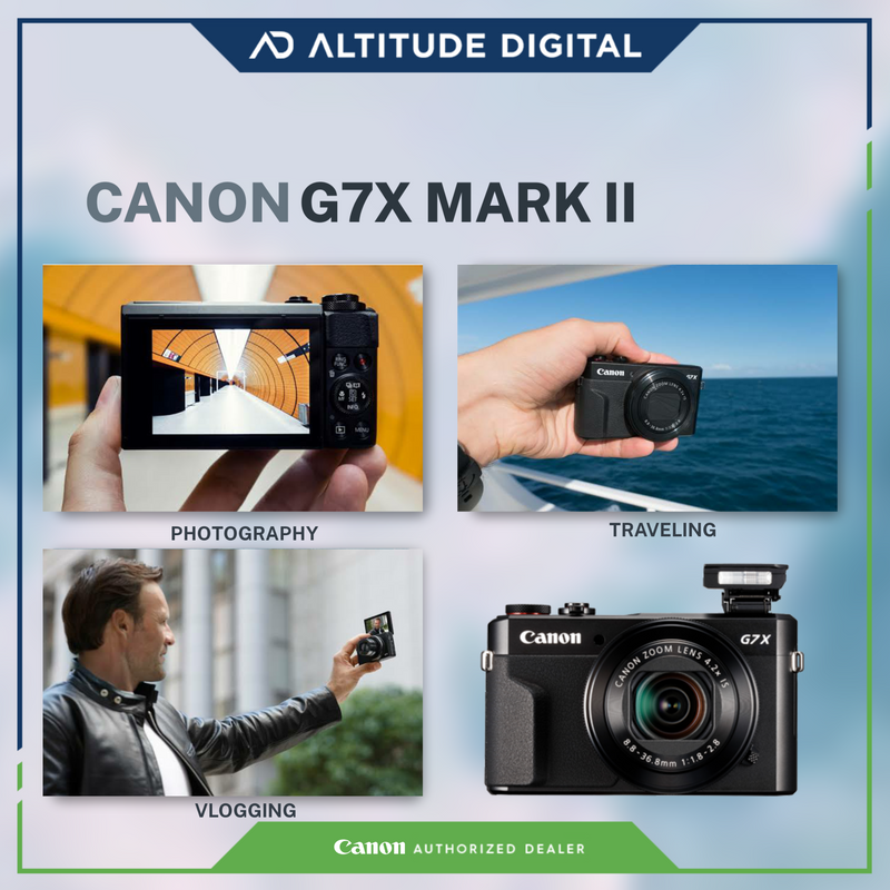 Canon G7X Mark II with Free 32GB SanDisk Ultra SD Card