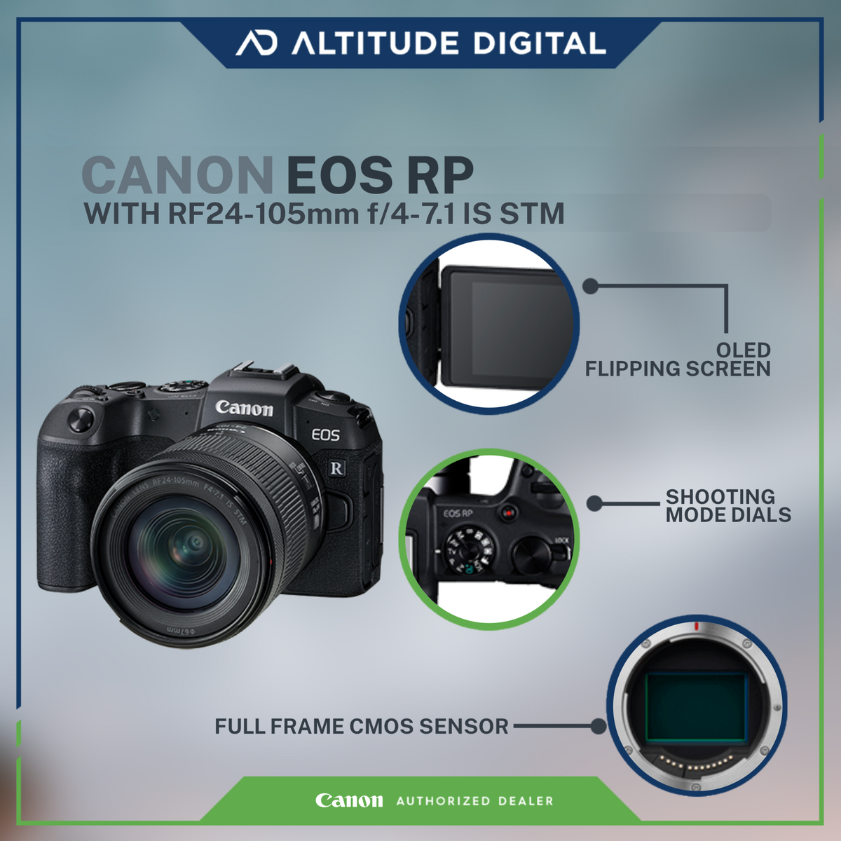Canon EOS RP 24-105mm レンズ付き（Canon EOS RP RF 24-105mm F4-7.1 