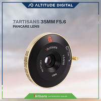 7Artisans Photoelectric 35mm F5.6 Pancake Lens for the Leica M Gold and Black