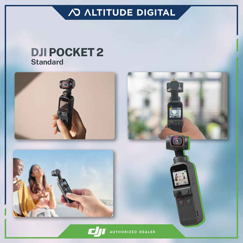 DJI Pocket 2 Standard with FREE 64GB SanDisk Extreme Micro SD Card