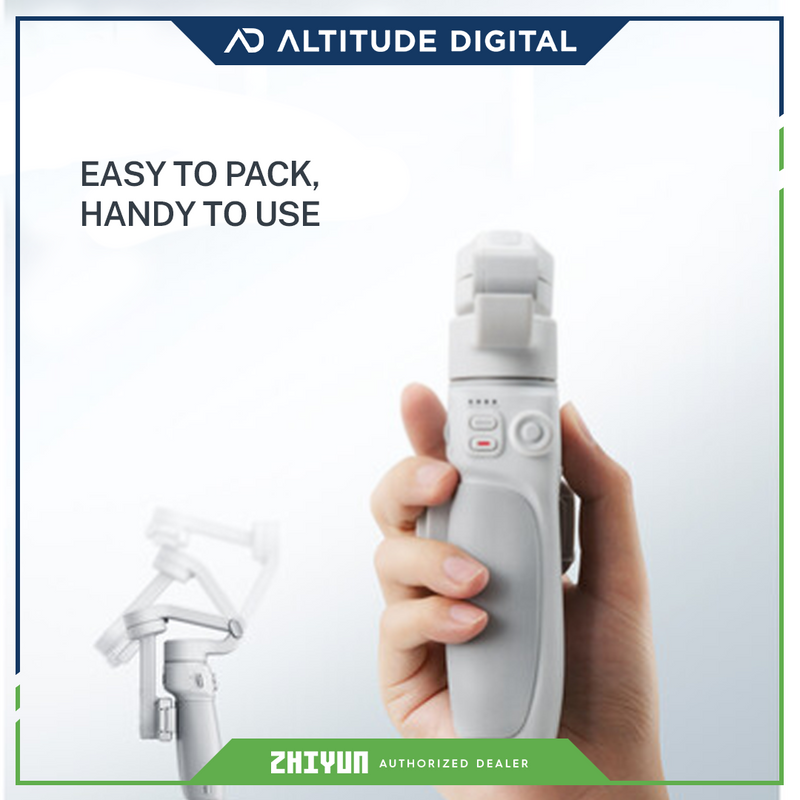 Zhiyun-Tech Smooth-Q4 Smartphone Gimbal Stabilizer with FREE STARTRC Aluminum Tripod (Insta360/ Pocket 2/ GoPro)