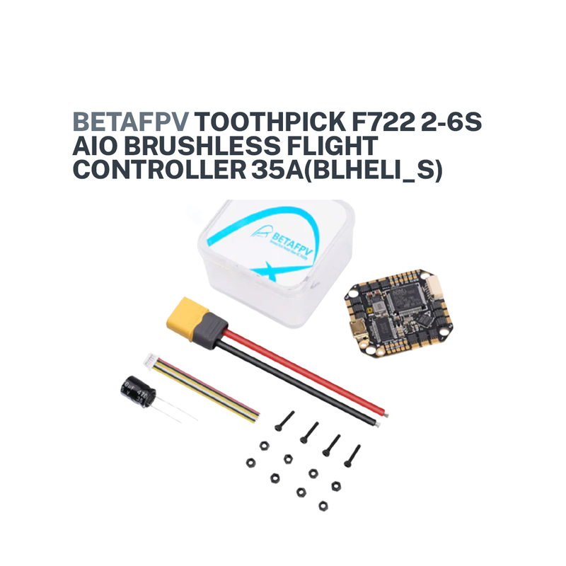 BETAFPV Toothpick F722 2-6S AIO Brushless Flight Controller 35A(BLHeli_S)