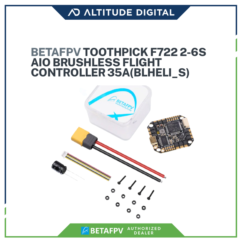 BETAFPV Toothpick F722 2-6S AIO Brushless Flight Controller 35A(BLHeli_S)