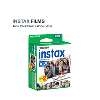 Instax Films Twin Pack Plain / Wide 20s