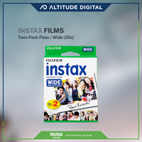Instax Film Twin Pack Plain (20s)
