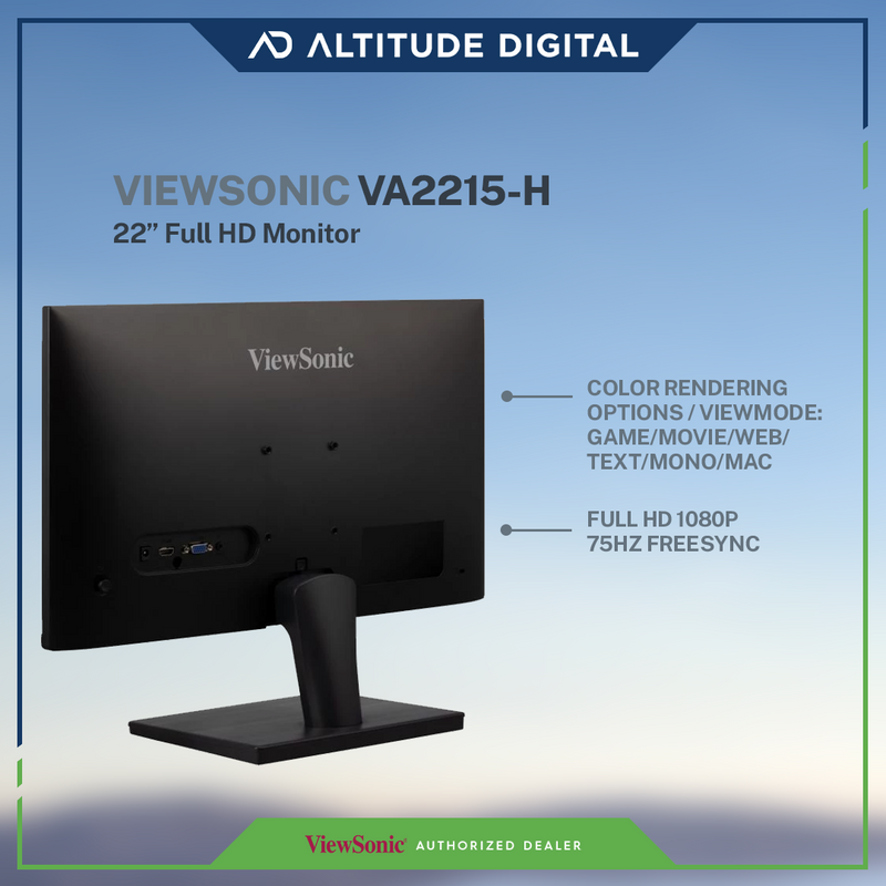 21.5インチ フルHD モニター Viewsonic VA2215