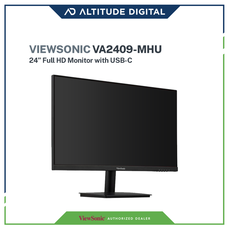 ViewSonic VA2409-MHU24" Full HD Monitor with USB-C (Pre-Order)