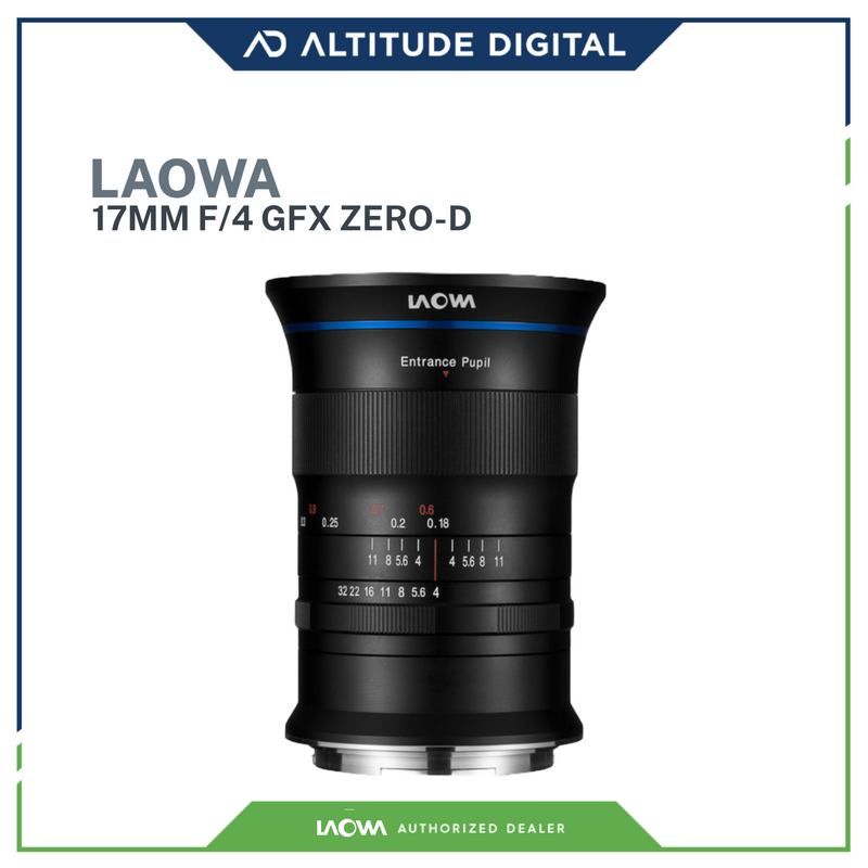 Laowa 17mm f/4 GFX Zero-D Fuji Gfx Mount (Pre-Order)