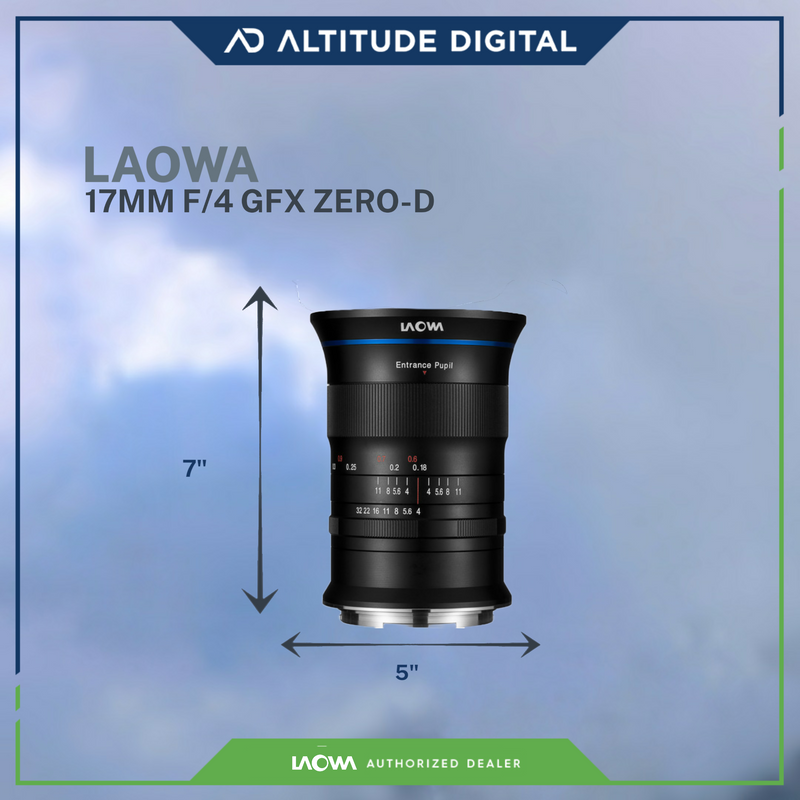 Laowa 17mm f/4 GFX Zero-D (Pre-Order)
