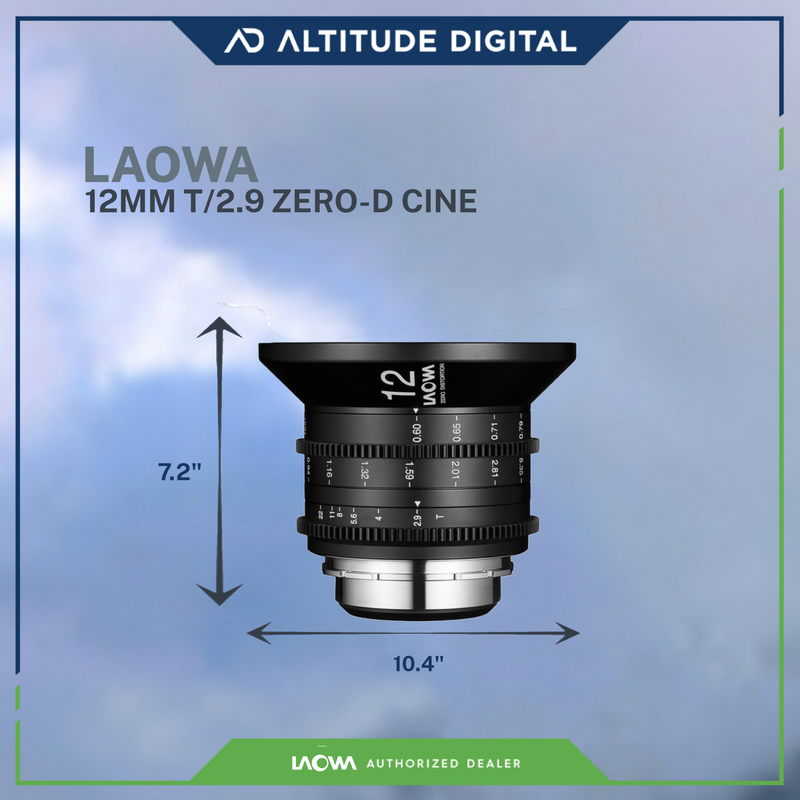 Laowa 12mm T2.9 Zero-D Cine (Feet) (Pre-Order)