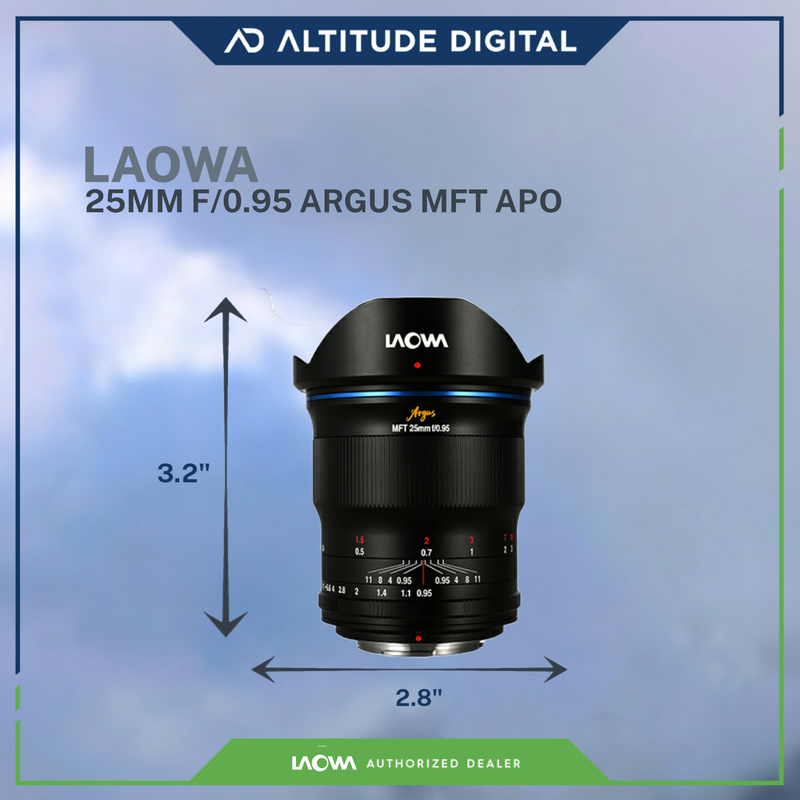 Laowa Argus 25mm f/0.95 MFT APO (Pre-Order)