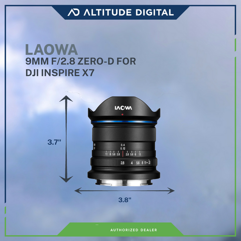 Laowa 9mm f/2.8 Zero-D - for DJI Inspire X7 (Pre-Order)