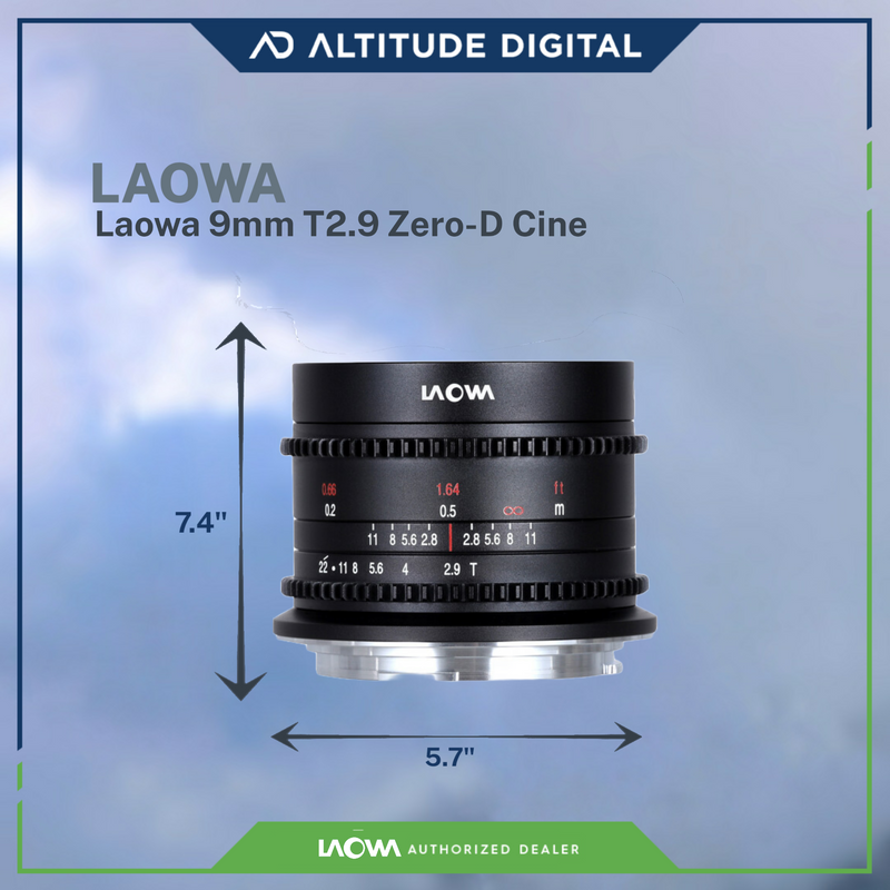 Laowa 9mm T2.9 Zero-D Cine (Pre-Order)