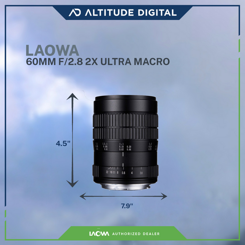 Laowa 60mm f/2.8 2X Ultra-Macro (Pre-Order)
