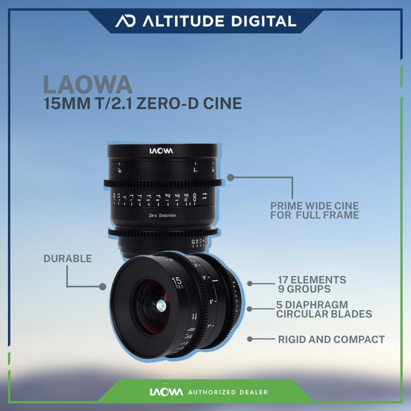 Laowa 15mm T2.1 Zero-D Cine (Pre-Order)