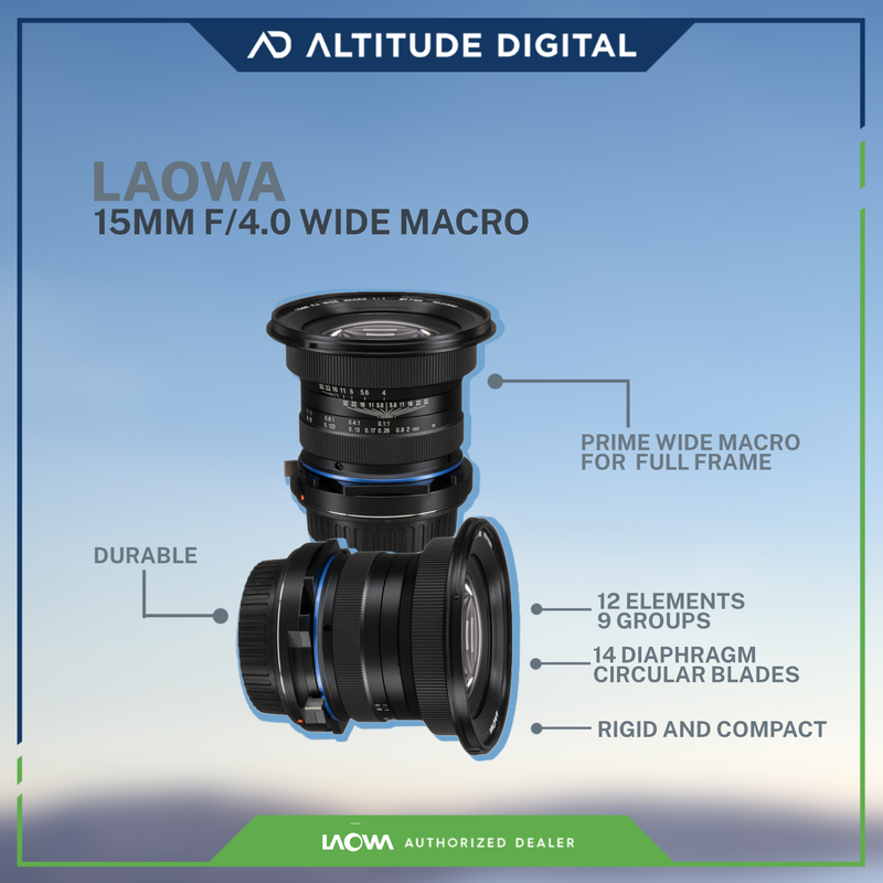 Laowa 15mm f/4 Wide Angle Macro (Pre-Order)