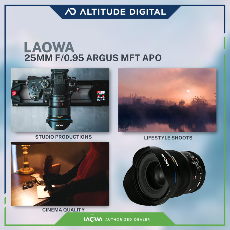 Laowa Argus 25mm f/0.95 MFT APO (Pre-Order)
