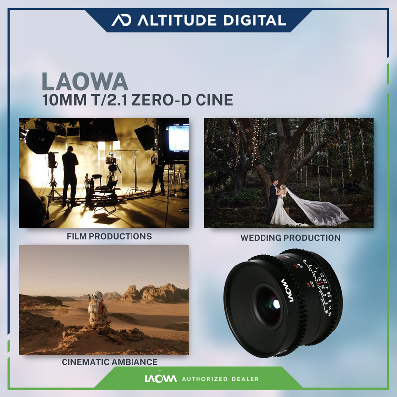 Laowa 10mm T2.1 Zero-D MFT Cine Lens (Pre-Order)
