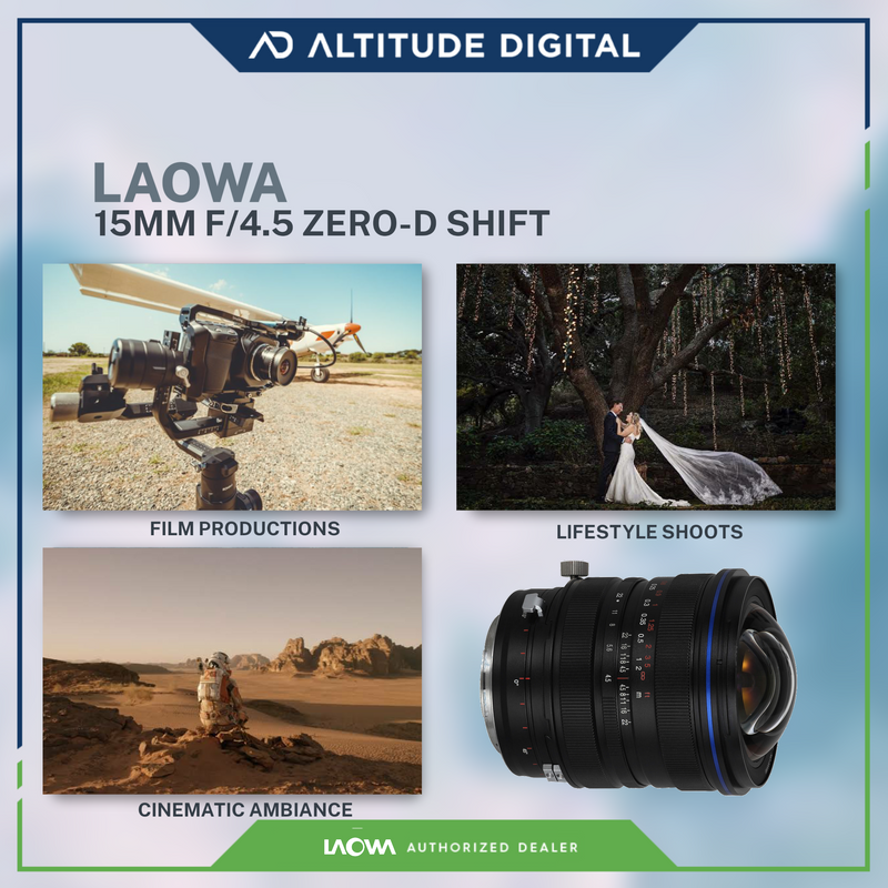 Laowa 15mm f/4.5 Zero-D Shift