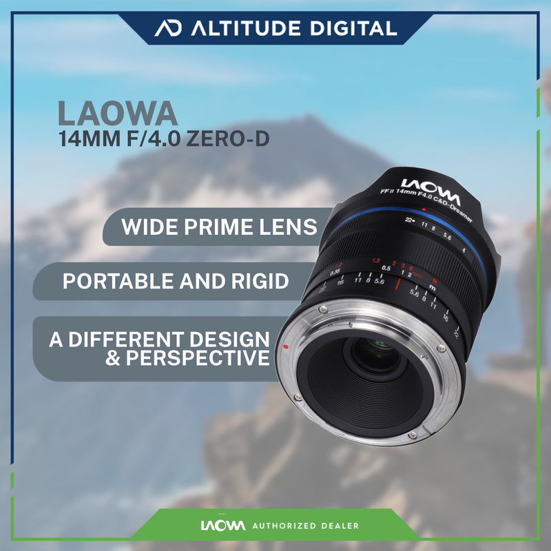 Laowa 14mm f/4 Zero-D DSLR (Pre-Order)