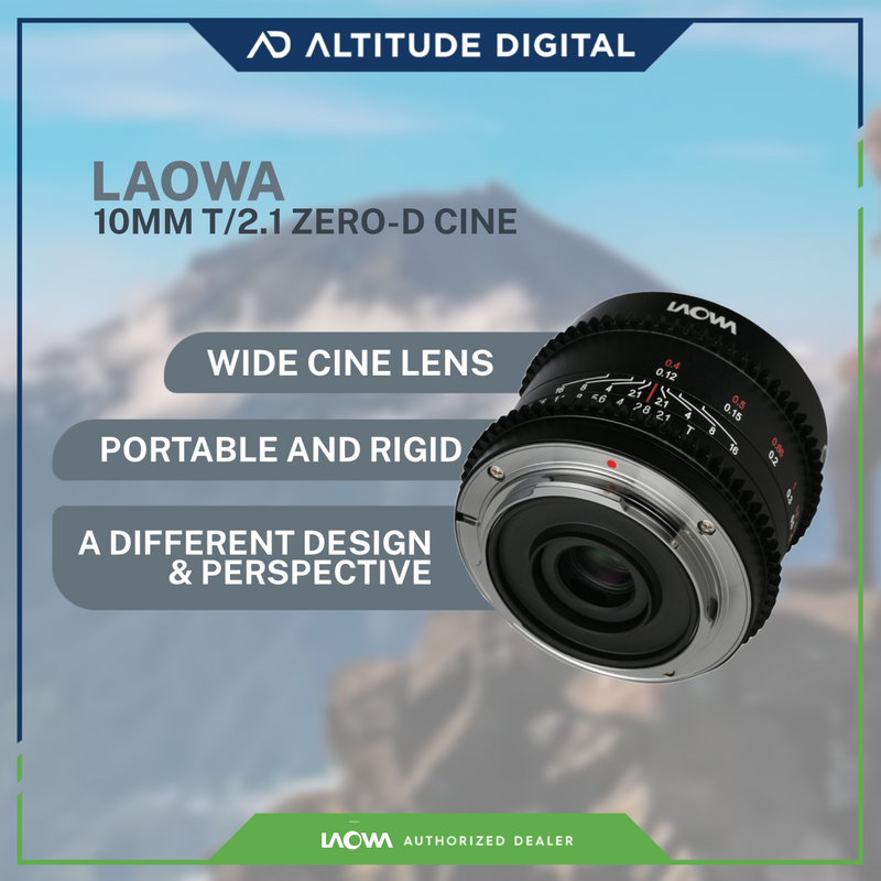 Laowa 10mm T2.1 Zero-D MFT Cine Lens (Pre-Order)
