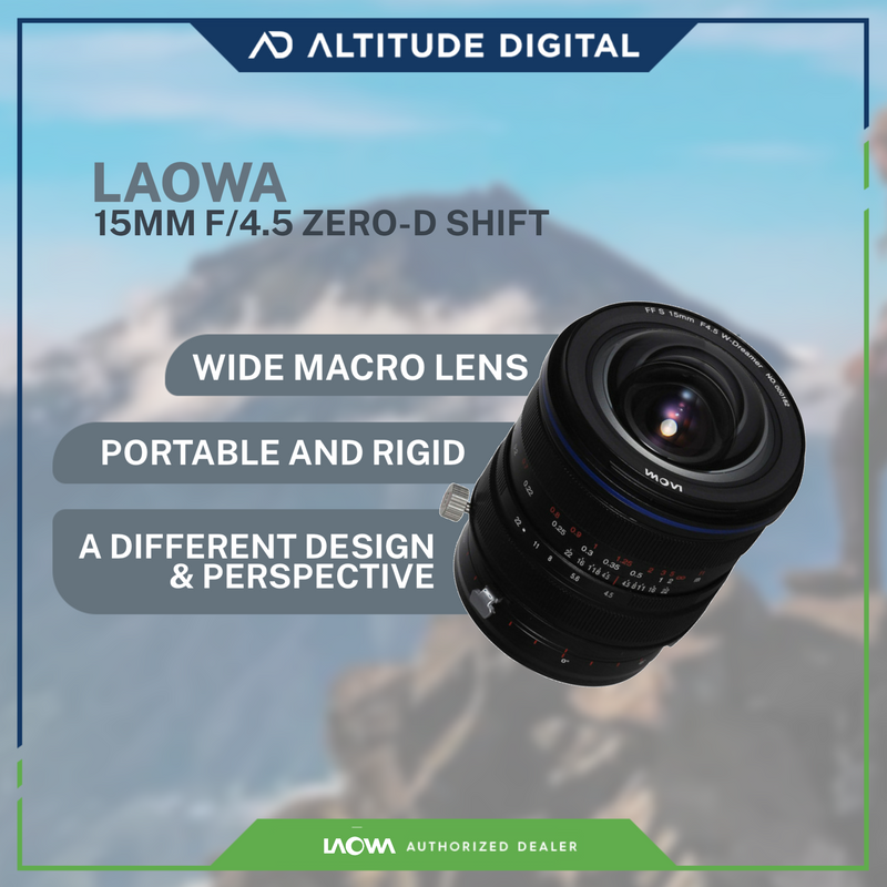Laowa 15mm f/4.5 Zero-D Shift (Pre-Order)