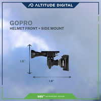GoPro Helmet Front + Side Mount dimension