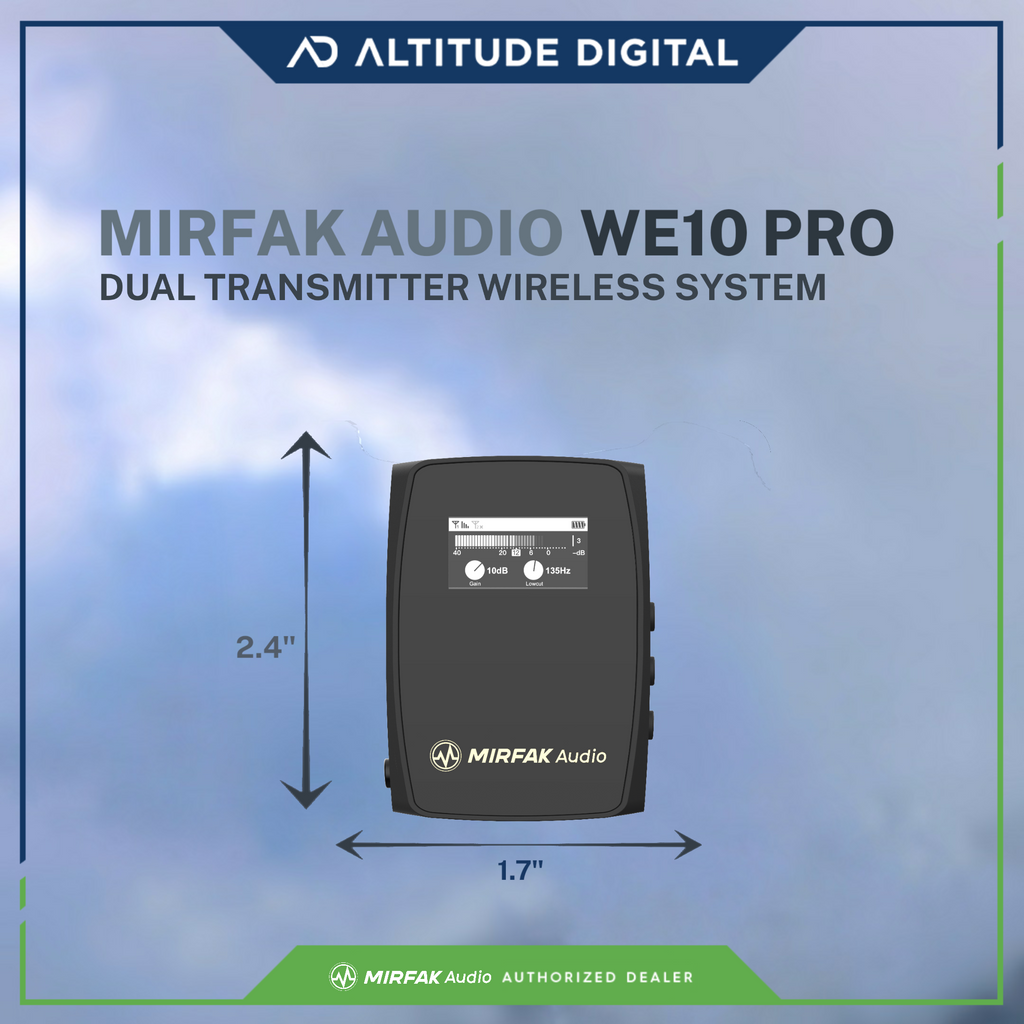 WE10 / WE10 PRO Compact Wireless Microphone System