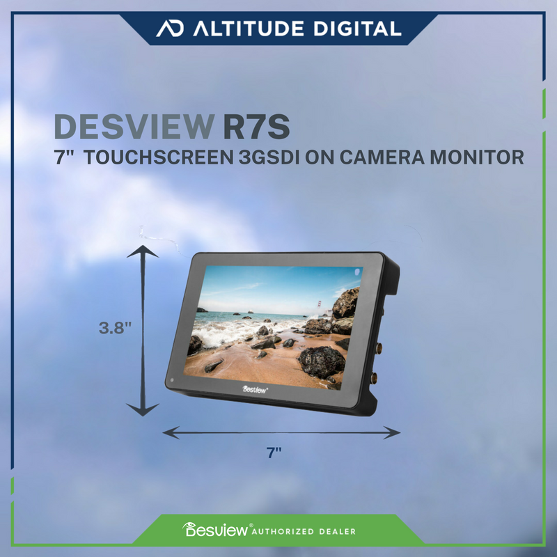 Desview R7S, 7" Touch Screen 3GSDI On-camera Monitor