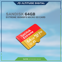 Sandisk 64gb Extreme 160mbps micro sd card