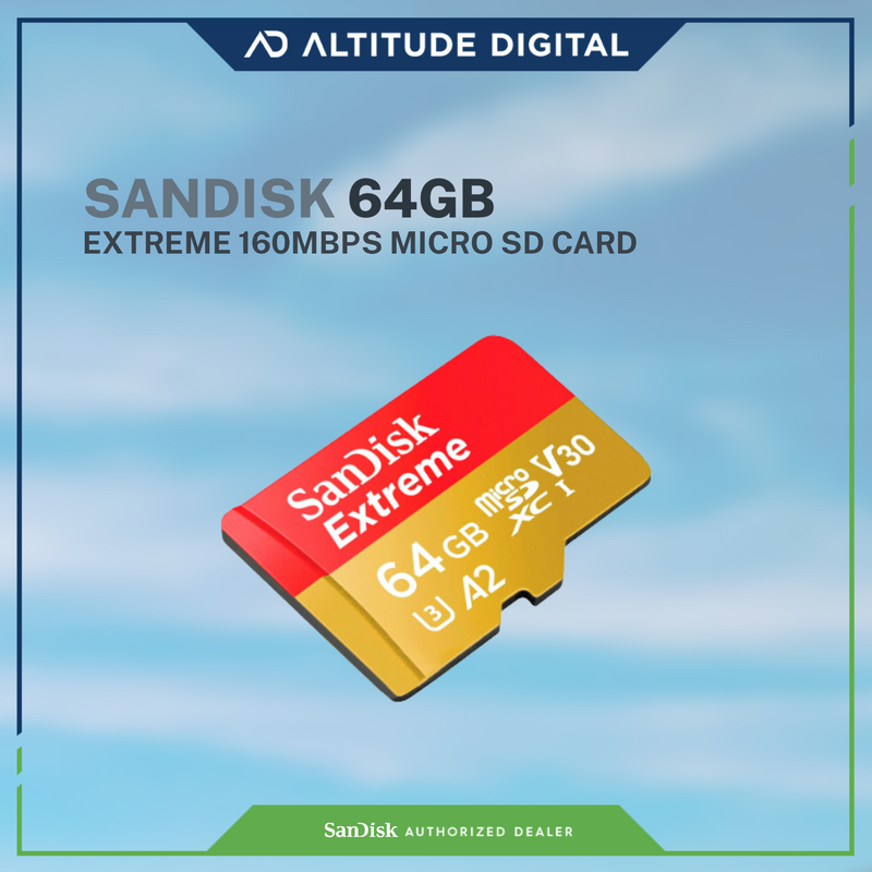 SanDisk 64GB Extreme UHS-I microSDXC Memory Card