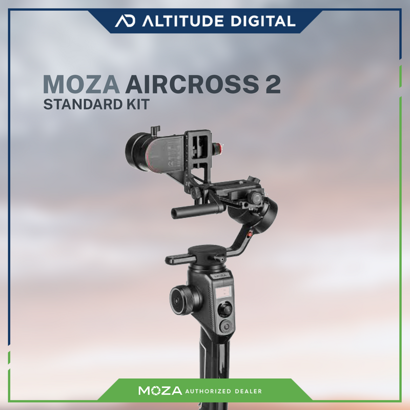 Moza AirCross 2 3 Axis Handheld Gimbal Stabilizer Black