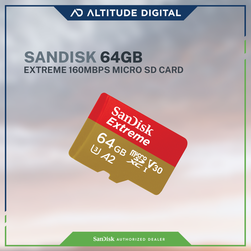 SanDisk 64GB Extreme UHS I microSDXC Memory Card