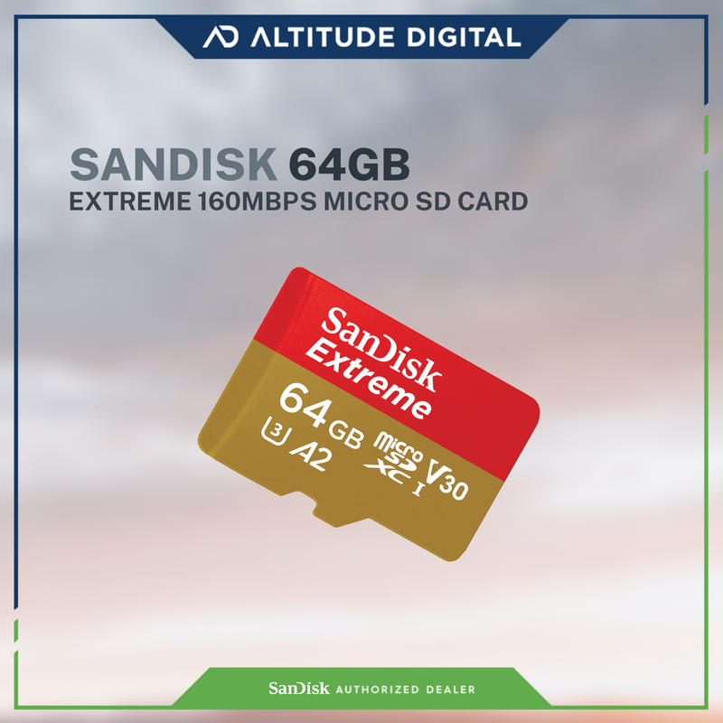 SanDisk 64GB Extreme UHS-I microSDXC Memory Card