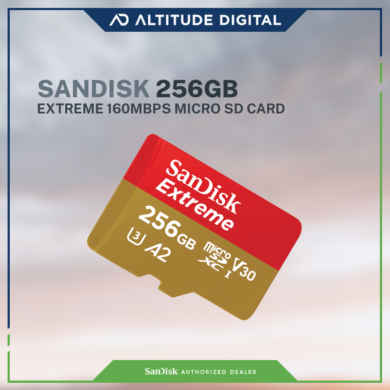 SanDisk 256GB Extreme microSDXC UHS-I Memory Card